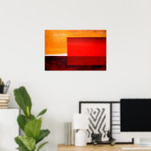 Moderne Abstrakte Kunstposter - Moderne Kunstdruck Poster (Heimbüro)