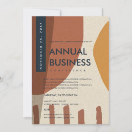 MODERNE ABSTRAKTE KUNSTSTRECKENKONFERENZ EINLADUNG