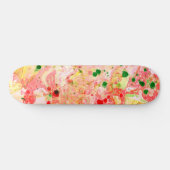 Moderne Abstrakte Kunstvorlage Skateboard (Horizontal)