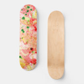 Moderne Abstrakte Kunstvorlage Skateboard (Vorderseite)