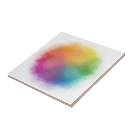 Moderne Abstrakte Kunstvorlage Trendy Fliese (Seite)