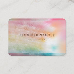 Moderne Abstrakte Kunstvorlage Visitenkarte
