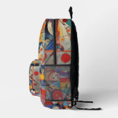 Moderne abstrakte Kunstwerke Bedruckter Rucksack (Rechts)
