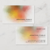 Moderne, Abstrakte Kunstwerke Premium Visitenkarte (Vorne/Hinten)