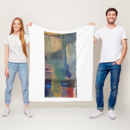 Moderne abstrakte Kunstwurfschaal Fleecedecke