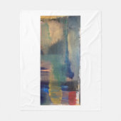 Moderne abstrakte Kunstwurfschaal Fleecedecke (Vorderseite)