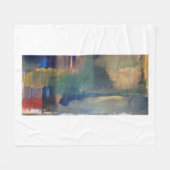 Moderne abstrakte Kunstwurfschaal Fleecedecke (Vorderseite (Horizontal))