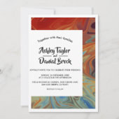 Moderne Abstrakte Kunstzeitschrift Einladung (Vorderseite)