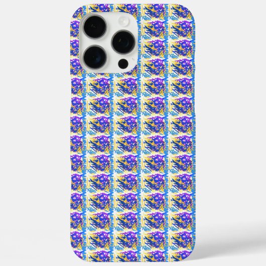 Moderne Abstrakte Lackschicht Case-Mate iPhone Hülle (Rückseite)
