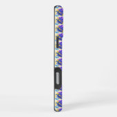 Moderne Abstrakte Lackschicht iPhone Hülle (Rechte Seite)