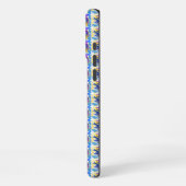 Moderne Abstrakte Lackschicht iPhone Hülle (Linke Seite)