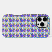 Moderne Abstrakte Lackschicht iPhone Hülle (Rückseite (Horizontal))