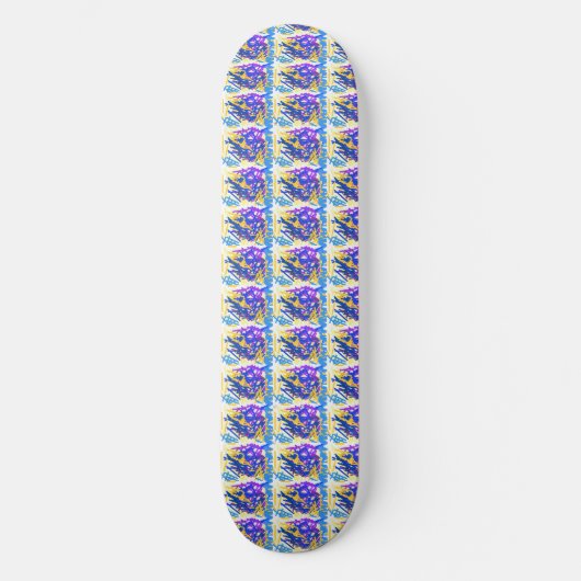 Moderne Abstrakte Lackschicht Skateboard (Vorderseite)