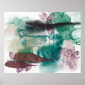 Moderne Abstrakte Landschaft Poster (Vorne)