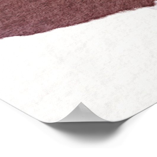 Moderne Abstrakte Landschaft Poster (Ecke)