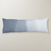 Moderne Abstrakte Landschaft Stille Grautöne Seitenschläferkissen (Rückseite)