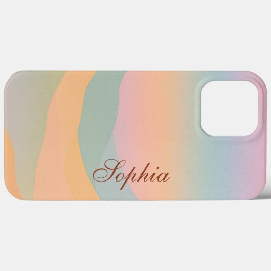 Moderne, abstrakte Landschaften Case-Mate iPhone Hülle (Rückseite (Horizontal))