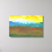Moderne Abstrakte Landschaftsmalerei