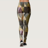 Moderne abstrakte Leggings (Rückseite)