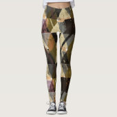 Moderne abstrakte Leggings (Vorderseite)