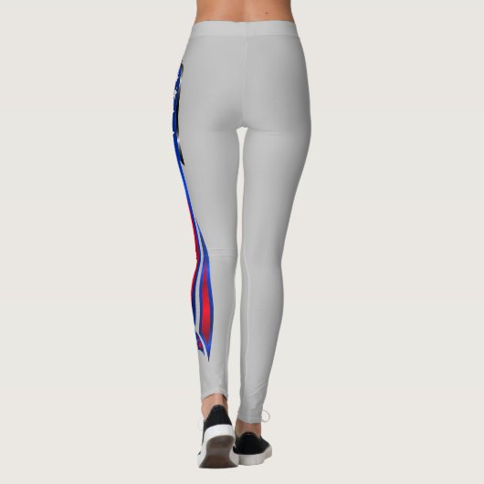 Moderne, Abstrakte Leggings (Rückseite)