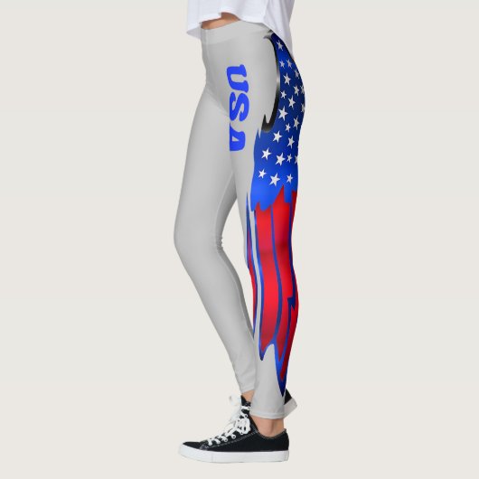 Moderne, Abstrakte Leggings (Links)