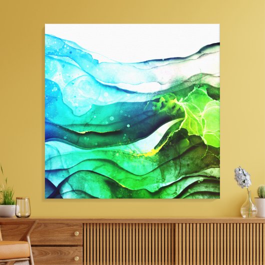 Moderne abstrakte Leinwand (Insitu (Wohnzimmer))