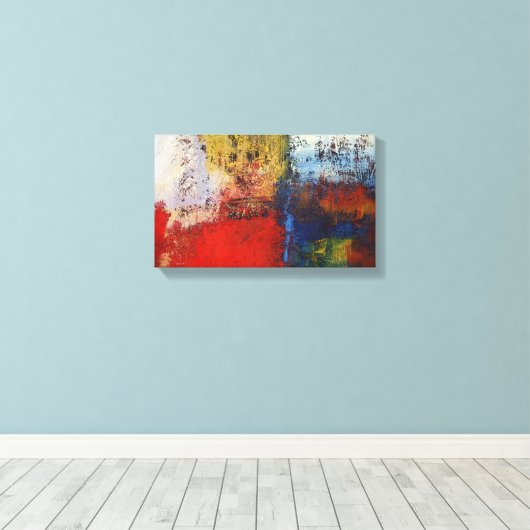 Moderne Abstrakte Leinwand (Insitu (Holzboden))