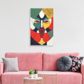 moderne abstrakte Leinwand druckt geometrische Kun (Insitu (Wohnzimmer))