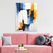 Moderne abstrakte Leinwanddrucke Leinwanddruck (Insitu (Wohnzimmer))