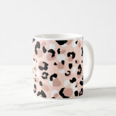 Moderne Abstrakte Leopardendrucke Kaffeetasse (VorderseiteRechts)