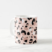 Moderne Abstrakte Leopardendrucke Kaffeetasse (Vorderseite Links)