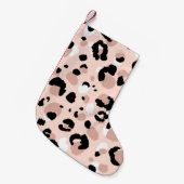 Moderne Abstrakte Leopardendrucke Kleiner Weihnachtsstrumpf (Vorderansicht (hängend))