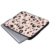 Moderne Abstrakte Leopardendrucke Laptopschutzhülle (Vorne Knopf)
