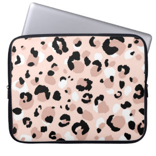 Moderne Abstrakte Leopardendrucke Laptopschutzhülle