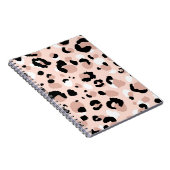 Moderne Abstrakte Leopardendrucke Notizblock (Rechte Seite)