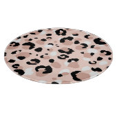 Moderne Abstrakte Leopardendrucke Schneidebrett (Ecke)