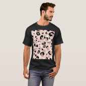 Moderne Abstrakte Leopardendrucke T-Shirt (Vorne ganz)