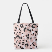 Moderne Abstrakte Leopardendrucke Tasche (Rückseite)