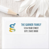 Moderne Abstrakte Letter-G-Monogramm-Anfangsadress (Insitu)