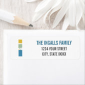 Moderne Abstrakte Letter-I-Monogramm-Anfangsadress (Insitu)