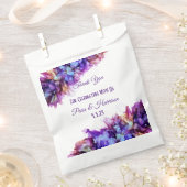 Moderne Abstrakte Lila Haze Alkohol Hochzeit Geschenktütchen (Ausgeschnitten)