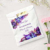 Moderne Abstrakte Lila Haze Alkohol Hochzeit Geschenktütchen (Versiegelt)