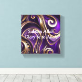 Moderne Abstrakte Lila Leinwand (Insitu (Holzboden))