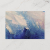 Moderne Abstrakte Lila Visitenkarte (Rückseite)