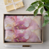 Moderne abstrakte Lilien in rosa Fuchsia Seidenpapier (Geschenk)