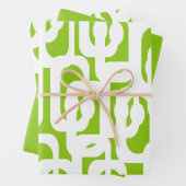 Moderne Abstrakte Linde Mitte des Jahrhunderts Geschenkpapier Set (Beispiel)