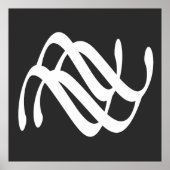 moderne abstrakte Linie Poster (Vorne)