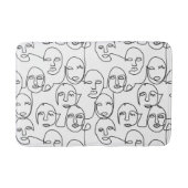 Moderne Abstrakte Linien gegenüber der Kunst der k Badematte (Vorderseite)