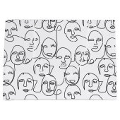 Moderne Abstrakte Linien gegenüber der Kunst der k Große Geschenktüte (Vorderseite)